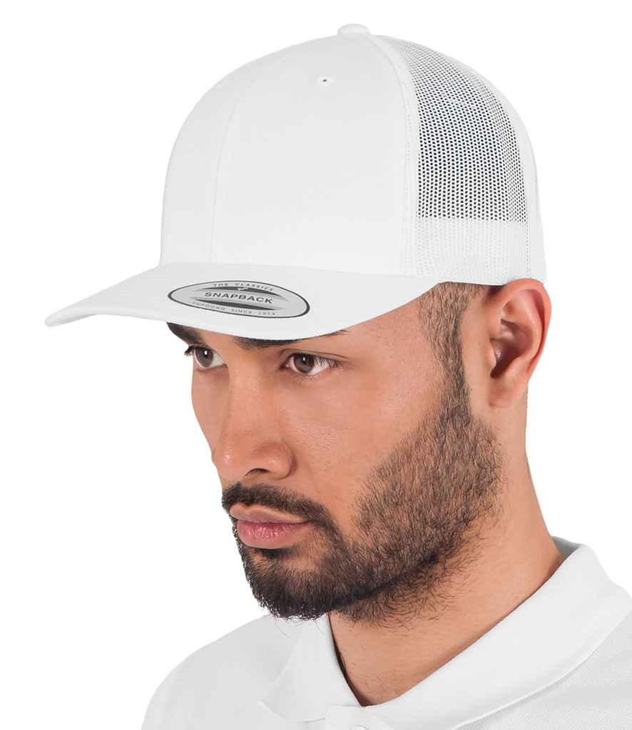Flexfit / Yupoong Flexfit Retro Trucker Cap White