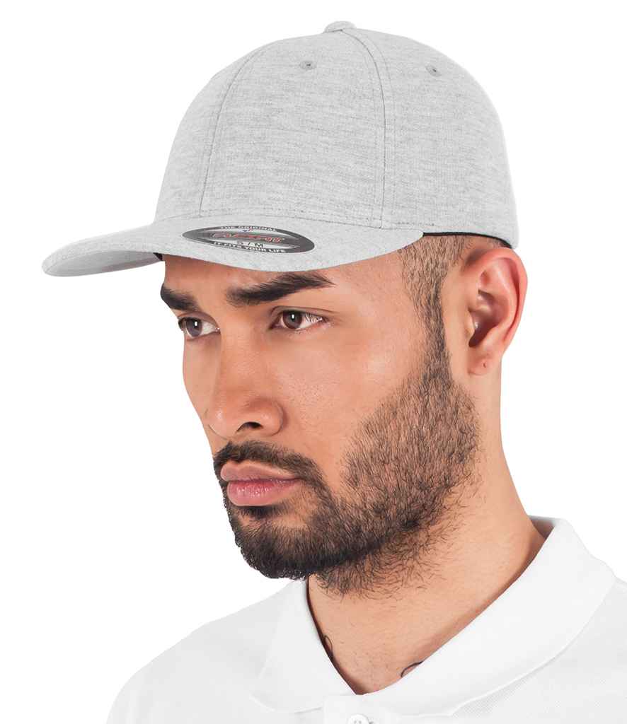 Flexfit / Yupoong Flexfit Double Jersey Cap Heather Grey