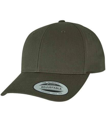 Flexfit Curved Classic Snapback Cap in Chocolate Chip
