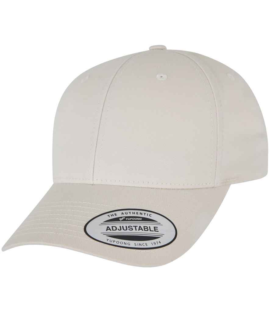 Flexfit Curved Classic Snapback Cap in Mink Beige