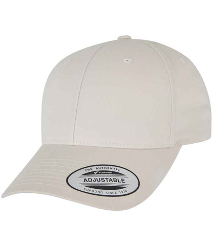 Flexfit Curved Classic Snapback Cap in Mink Beige