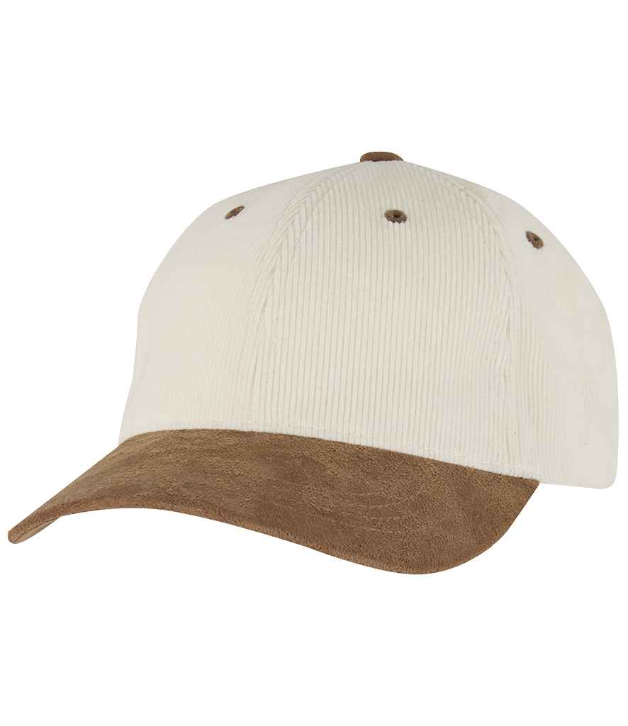 Flexfit / Yupoong Flexfit Corduroy Suade Cap Cream/Caramel
