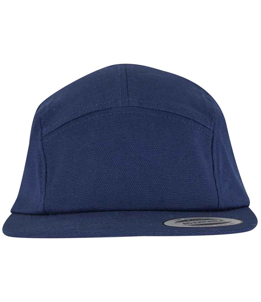 Flexfit Jockey Canvas Cap in Navy