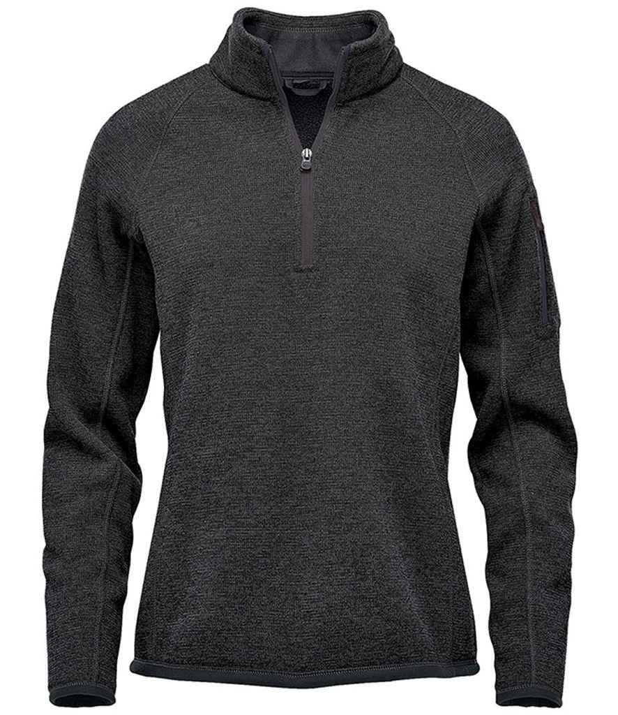 Stormtech Stormtech Ladies Avalante 1/4 Zip Fleece Black Heather