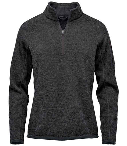 Stormtech Stormtech Ladies Avalante 1/4 Zip Fleece Black Heather