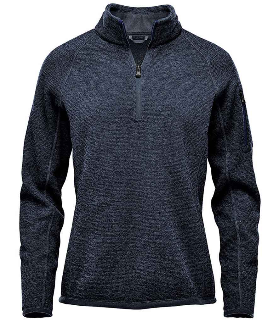 Stormtech Ladies Avalante 1/4 Zip Fleece in Navy Heather