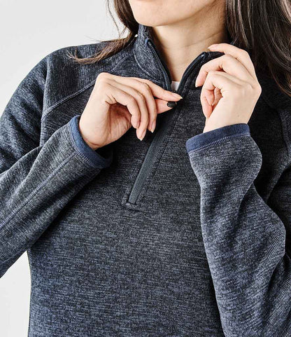 Stormtech Stormtech Ladies Avalante 1/4 Zip Fleece Navy Heather