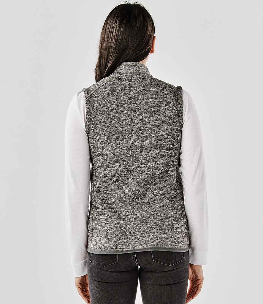 Stormtech Stormtech Ladies Avalante Full Zip Knitted Fleece Gilet Granite Heather