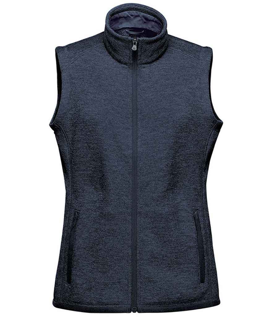 Stormtech Stormtech Ladies Avalante Full Zip Knitted Fleece Gilet Navy Heather