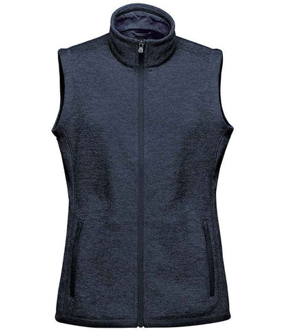 Stormtech Stormtech Ladies Avalante Full Zip Knitted Fleece Gilet Navy Heather