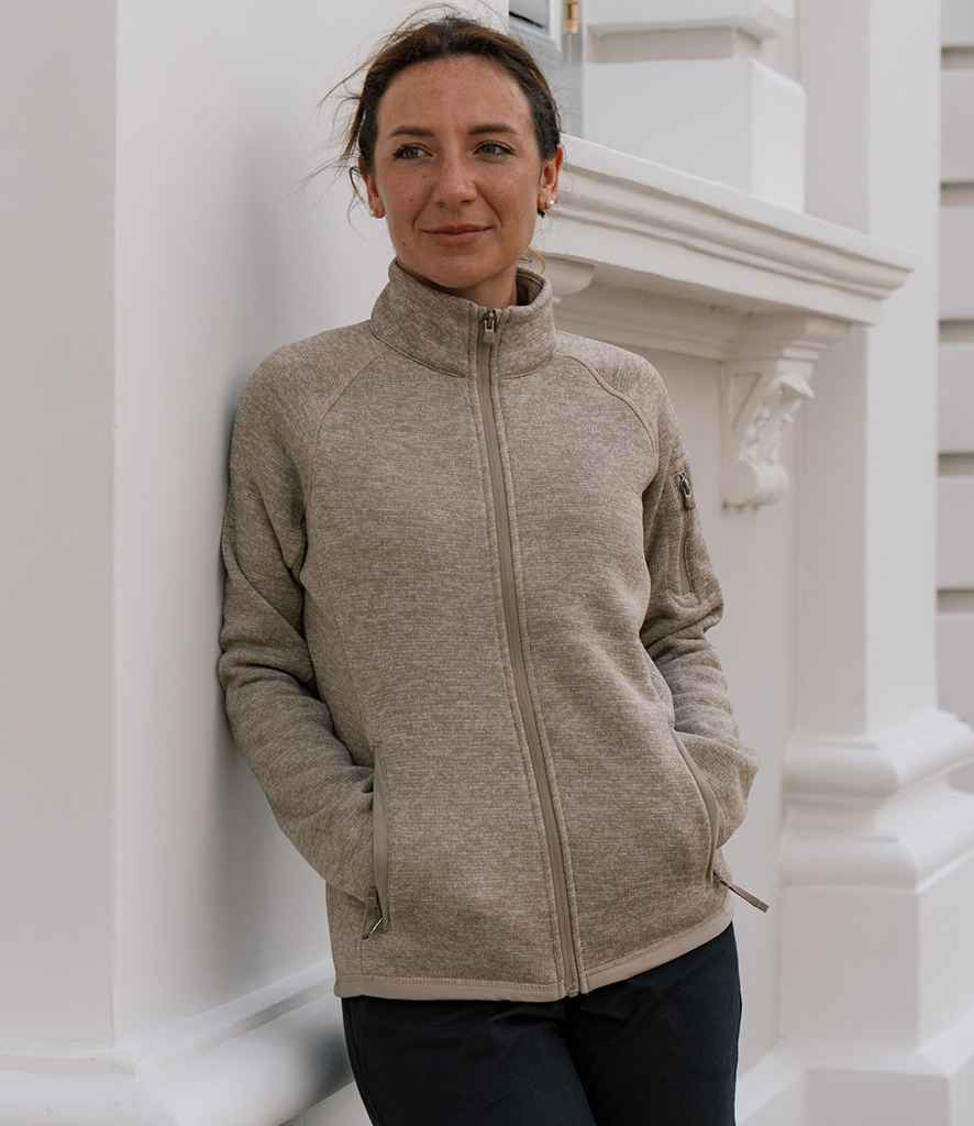 Stormtech Ladies Avalante Full Zip Knitted Fleece Jacket - model image