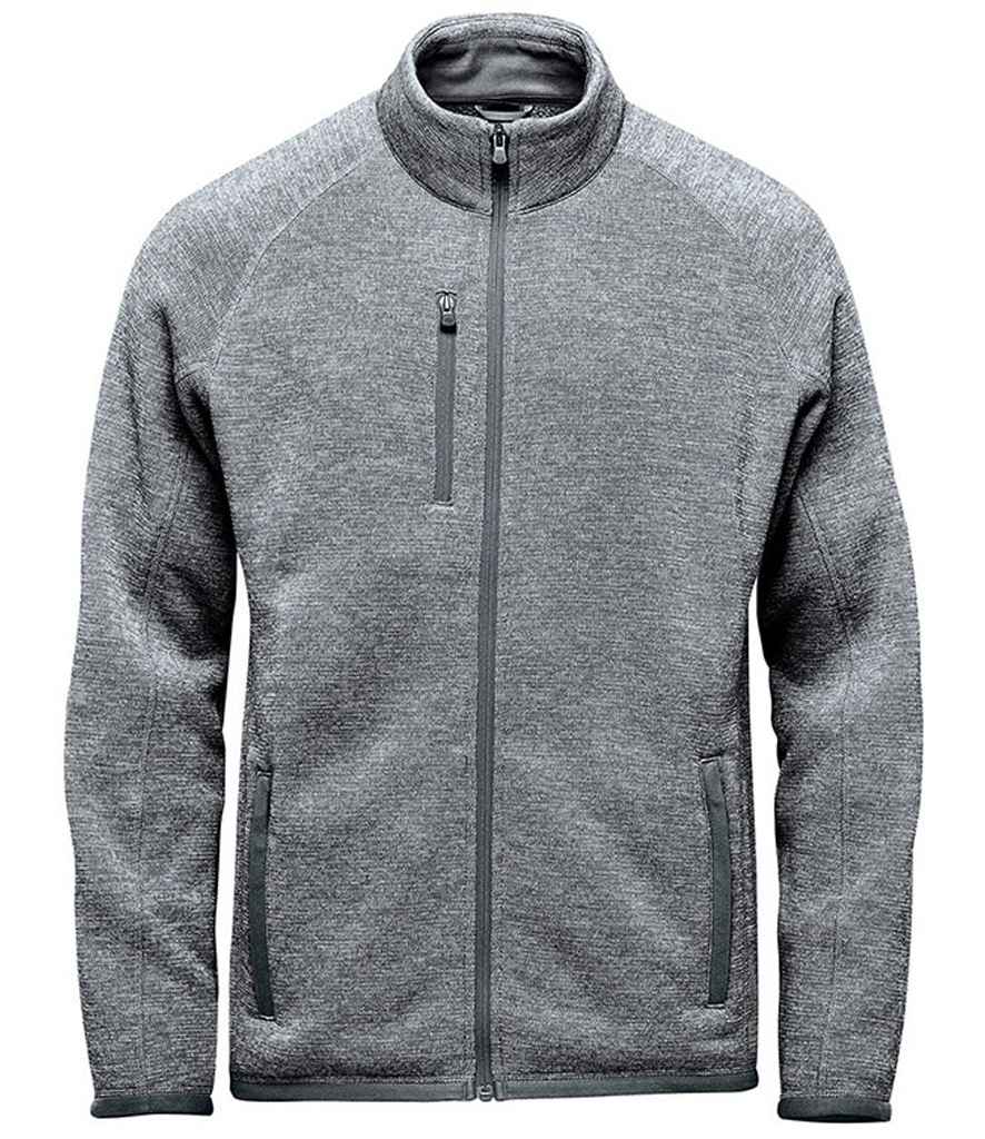 Stormtech Avalante Full Zip Knitted Fleece Jacket in Granite Heather