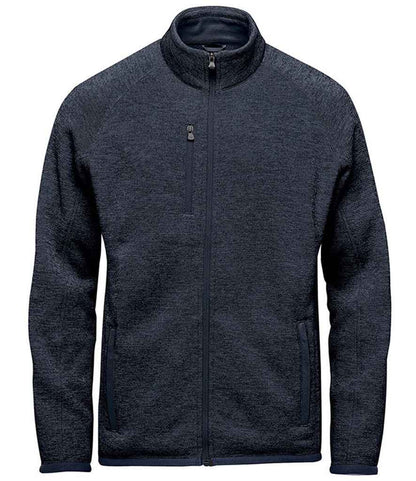 Stormtech Avalante Full Zip Knitted Fleece Jacket in Navy Heather