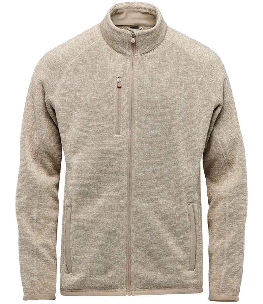 Stormtech Avalante Full Zip Knitted Fleece Jacket in Oatmeal Heather