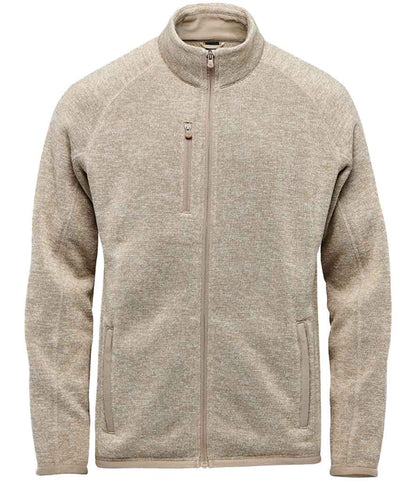 Stormtech Avalante Full Zip Knitted Fleece Jacket in Oatmeal Heather