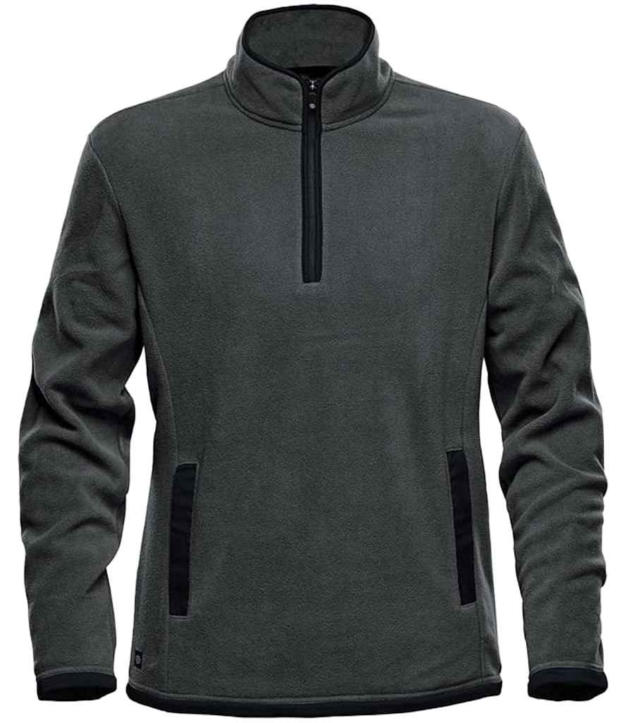 Stormtech Shasta Tech 1/4 Zip Fleece in Graphite Grey/Black