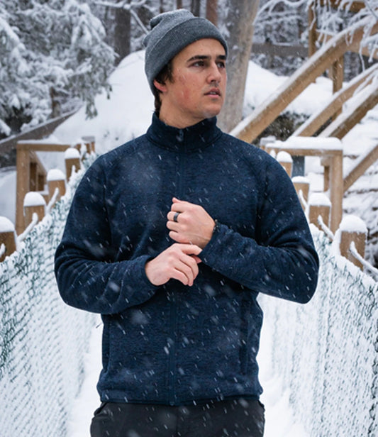 Stormtech Yosemite Full Zip Fleece Jacket - Navy Heather - Model