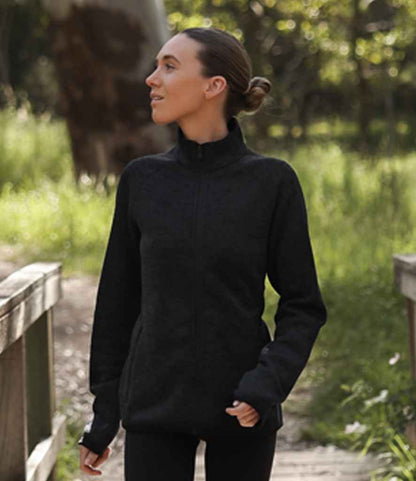 Stormtech Stormtech Ladies Yosemite Full Zip Fleece Jacket Black Heather