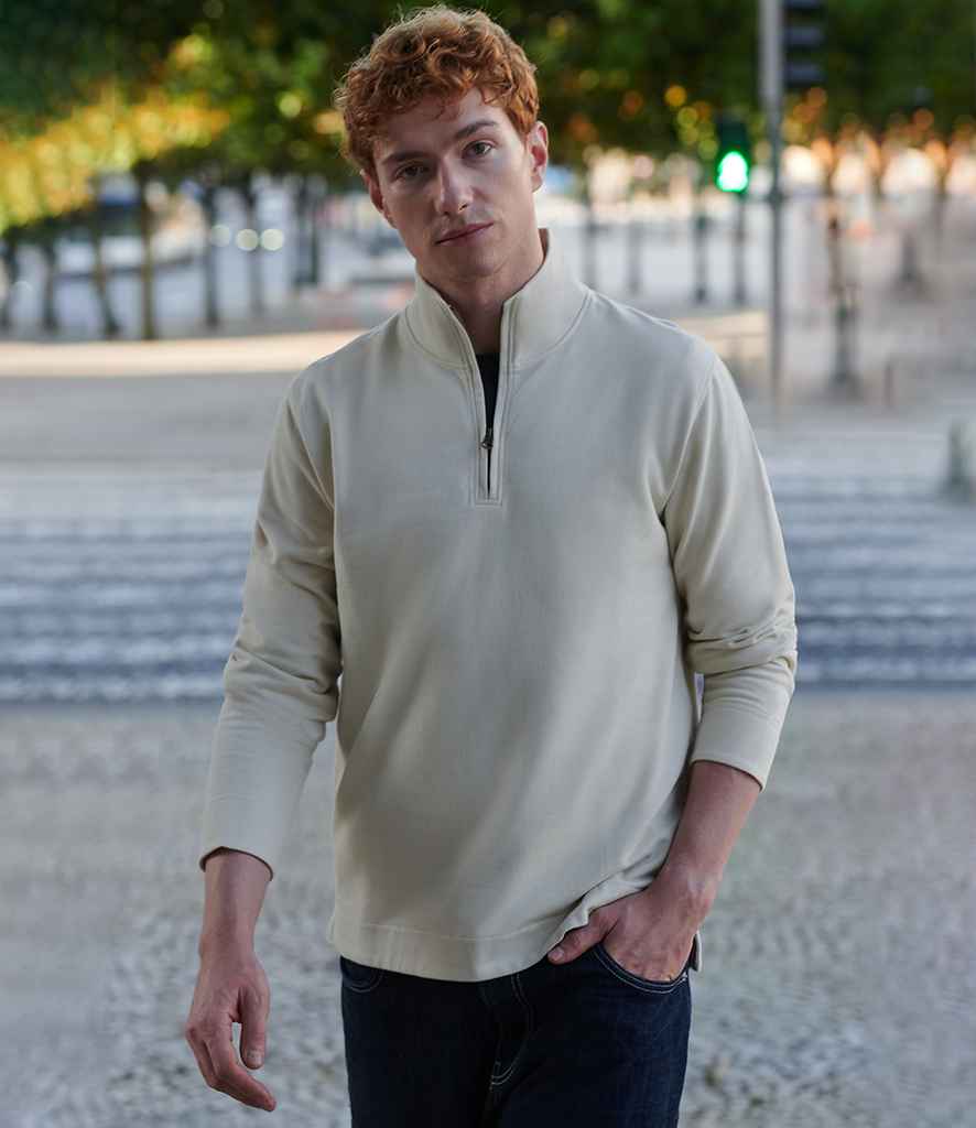 Front Row Premium Piqué 1/4 Zip Top - model image