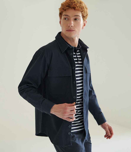 Front Row Drill Overshirt - model image