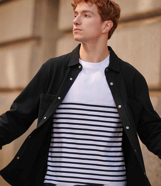 Front Row Premium Piqué Overshirt - model image