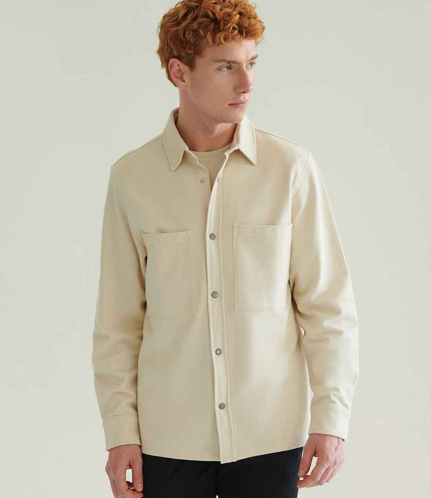Front Row Premium Piqué Overshirt - model image