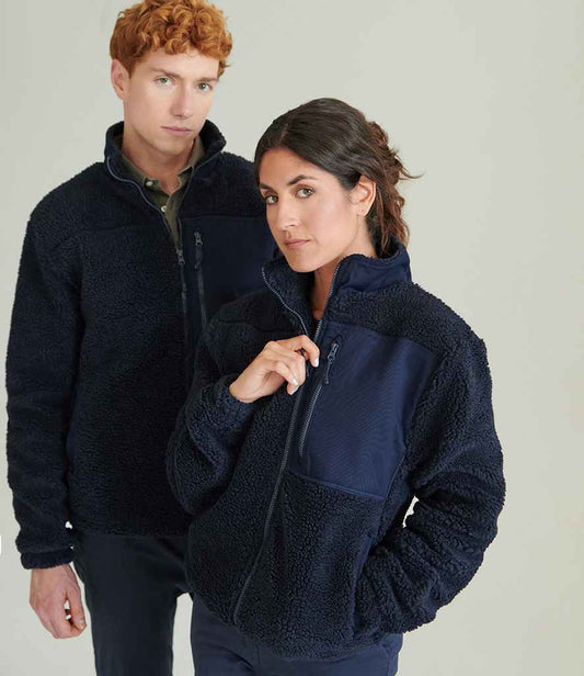 Front Row Recycled Sherpa Fleece Jacket