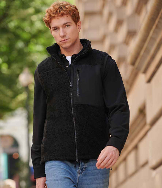 Front Row Recycled Sherpa Gilet