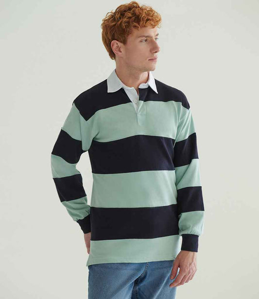 Front Row Sewn Stripe Rugby Shirt