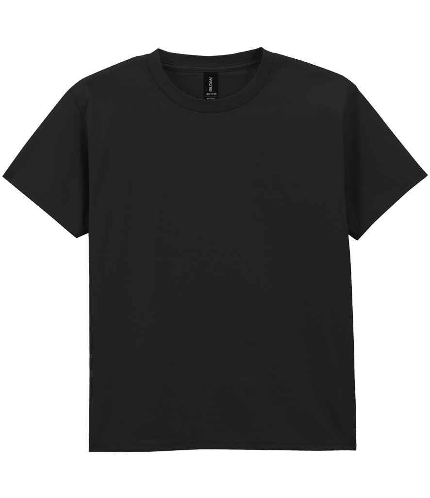 Gildan Kids Light Cotton T-Shirt in Black