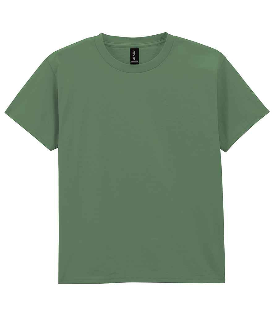 Gildan Kids Light Cotton T-Shirt in Military Green