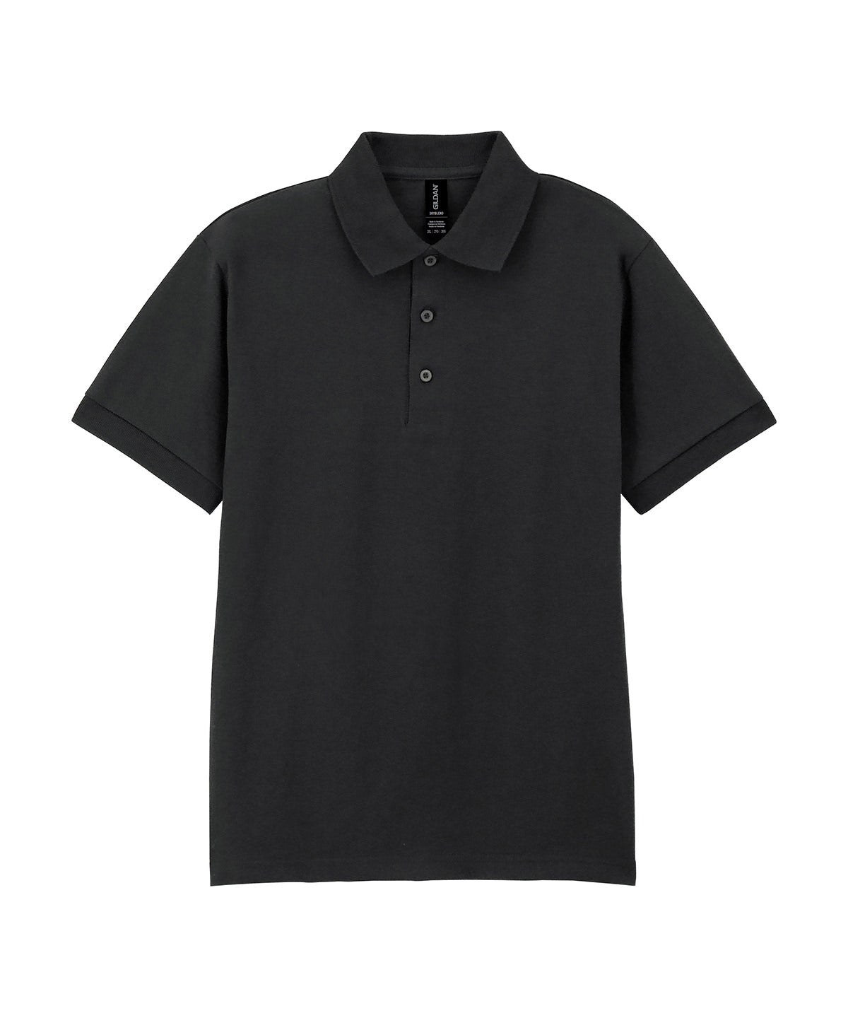 Gildan DryBlend® Jersey knit polo Black