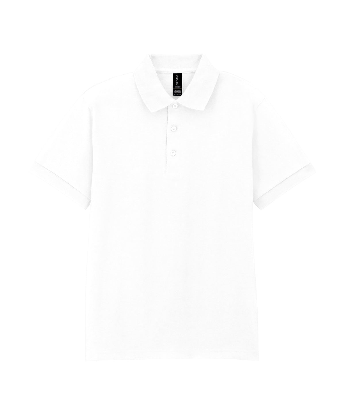 Gildan DryBlend® Jersey knit polo White