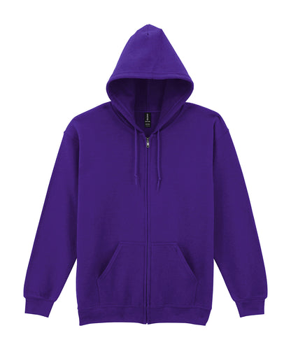Gildan Heavy Blend™  full-zip hooded sweatshirt Purple*