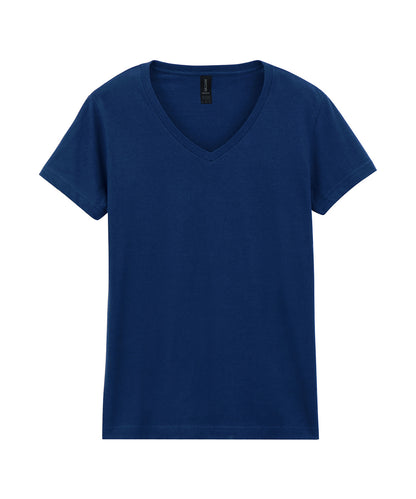 Gildan Softstyle™ women's v-neck t-shirt Navy