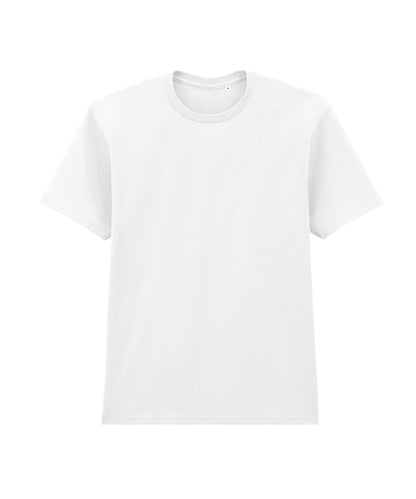 Gildan Softstyle™ midweight adult no-label enzyme wash t-shirt White