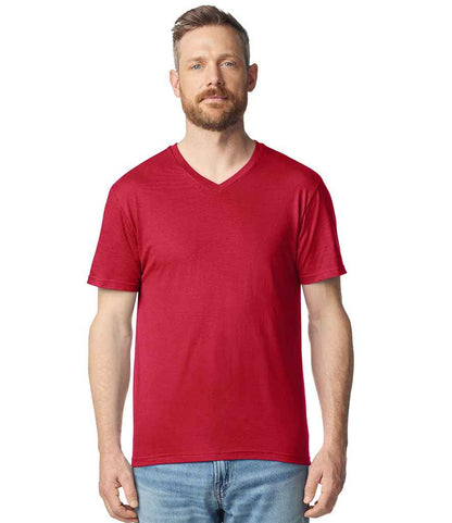 Gildan Gildan SoftStyle® V Neck T-Shirt Cherry Red