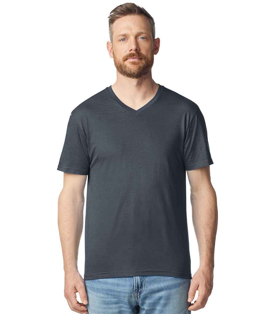Gildan Gildan SoftStyle® V Neck T-Shirt Dark Heather