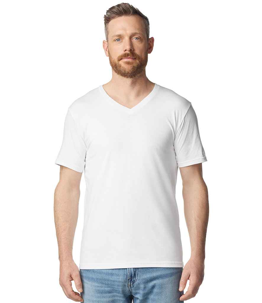 Gildan Gildan SoftStyle® V Neck T-Shirt White