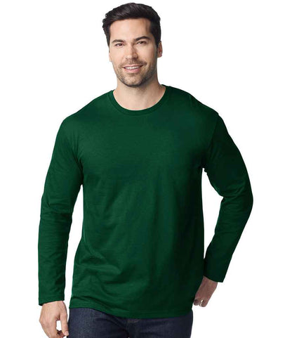 Gildan Gildan SoftStyle® Long Sleeve T-Shirt Fan Dark Green