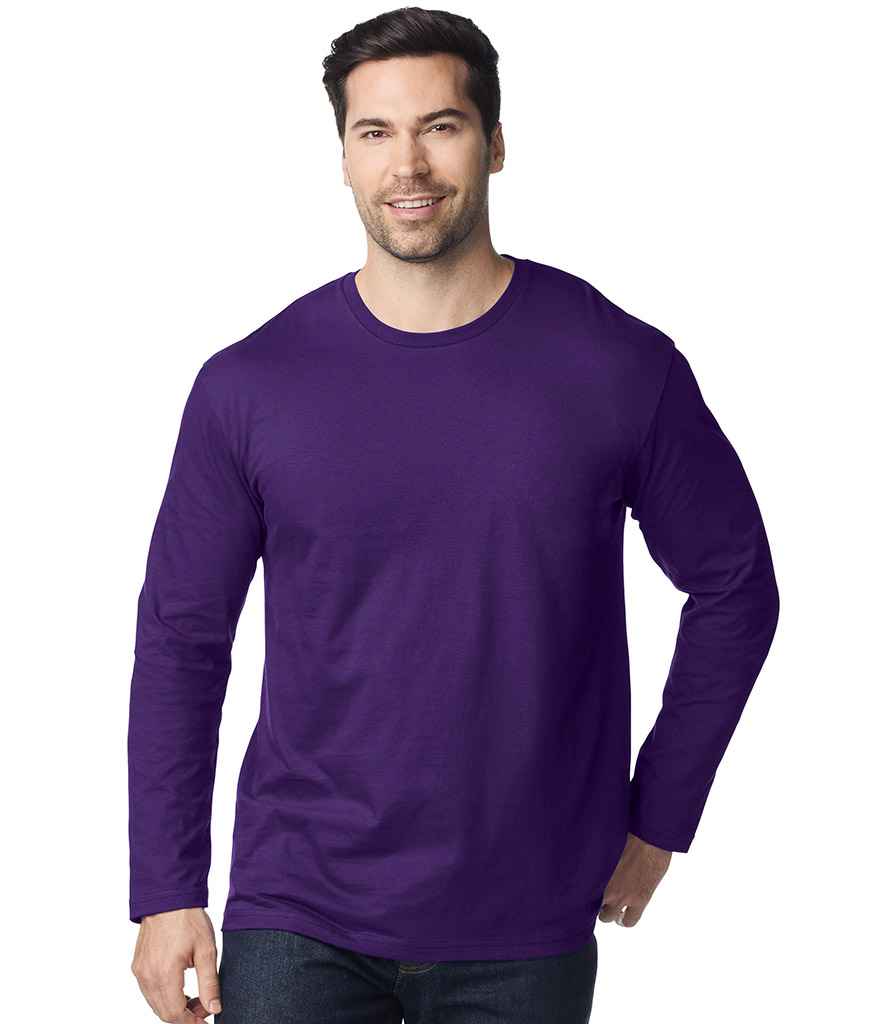 Gildan Gildan SoftStyle® Long Sleeve T-Shirt Fan Dark Purple