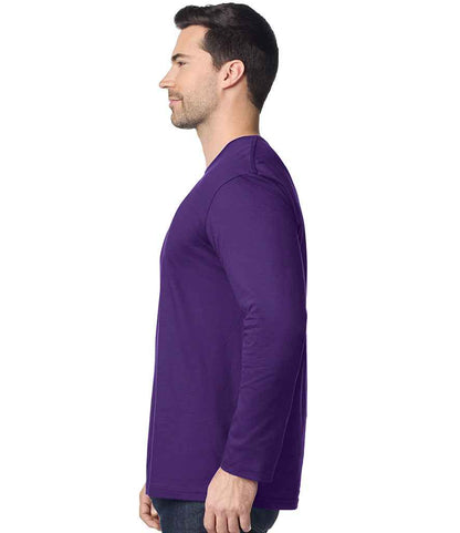 Gildan Gildan SoftStyle® Long Sleeve T-Shirt Fan Dark Purple