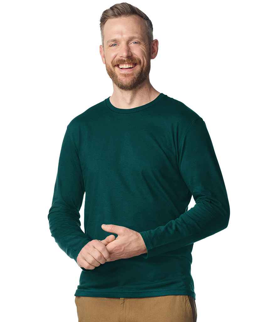 Gildan Gildan SoftStyle® Long Sleeve T-Shirt Fan Marine Green