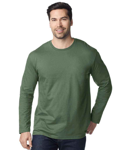 Gildan Gildan SoftStyle® Long Sleeve T-Shirt Military Green