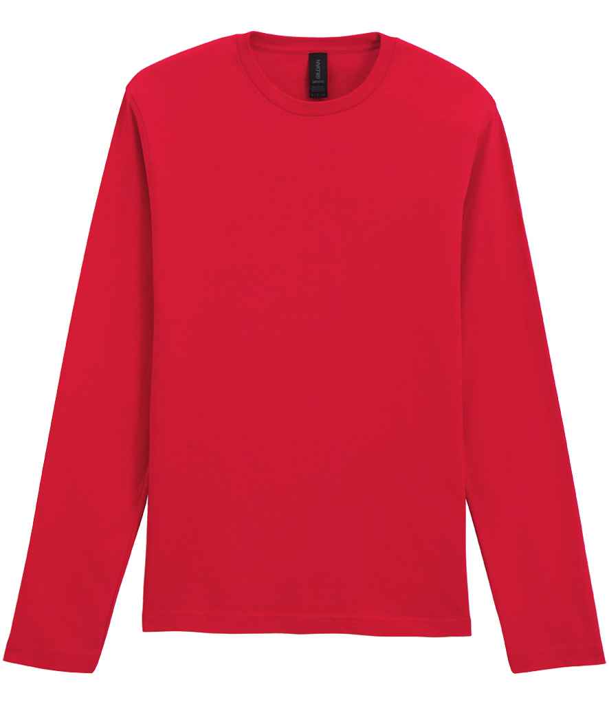 Gildan SoftStyle® Long Sleeve T-Shirt in Red