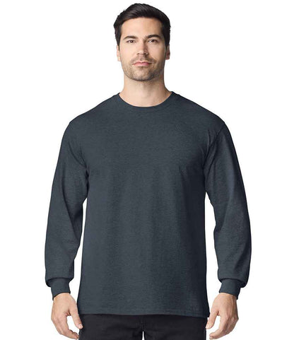 Gildan Gildan Ultra Cotton™ Long Sleeve T-Shirt Dark Heather