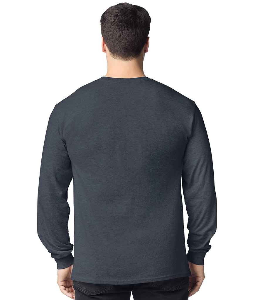 Gildan Gildan Ultra Cotton™ Long Sleeve T-Shirt Dark Heather