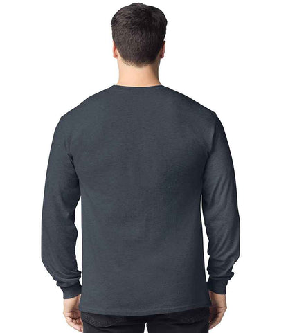 Gildan Gildan Ultra Cotton™ Long Sleeve T-Shirt Dark Heather