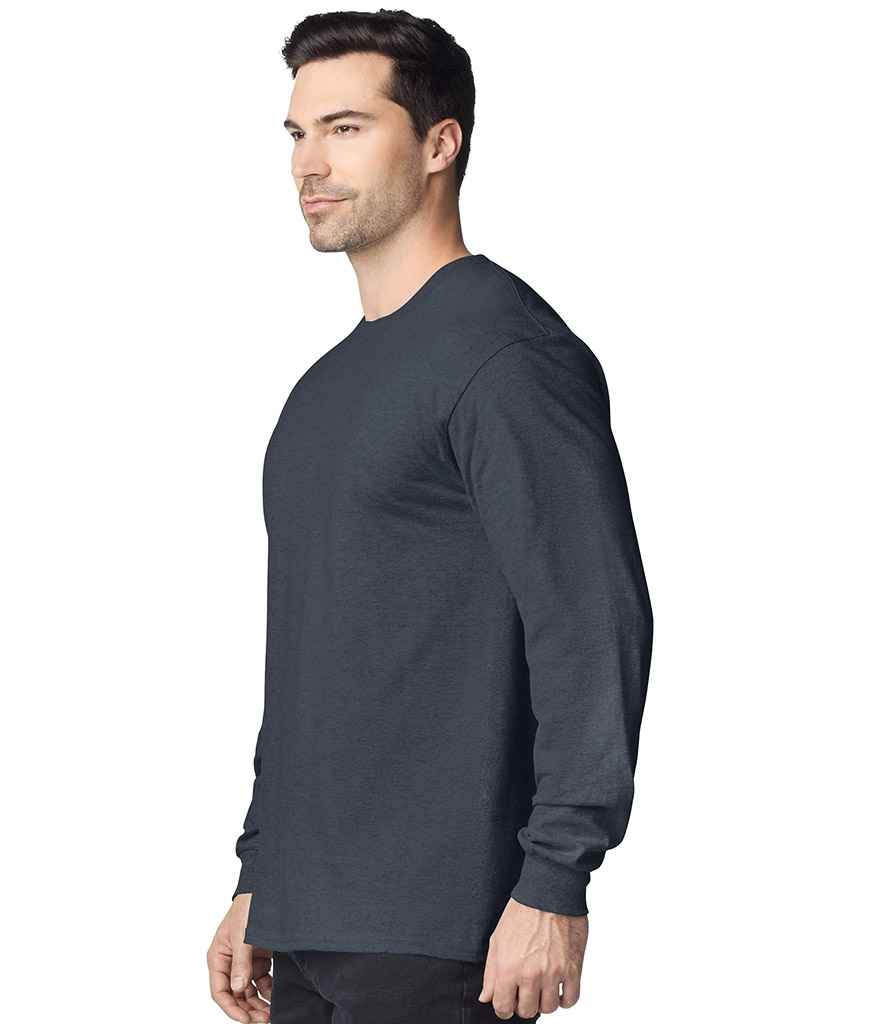 Gildan Gildan Ultra Cotton™ Long Sleeve T-Shirt Dark Heather