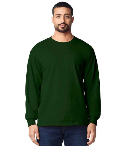 Gildan Gildan Ultra Cotton™ Long Sleeve T-Shirt Forest Green